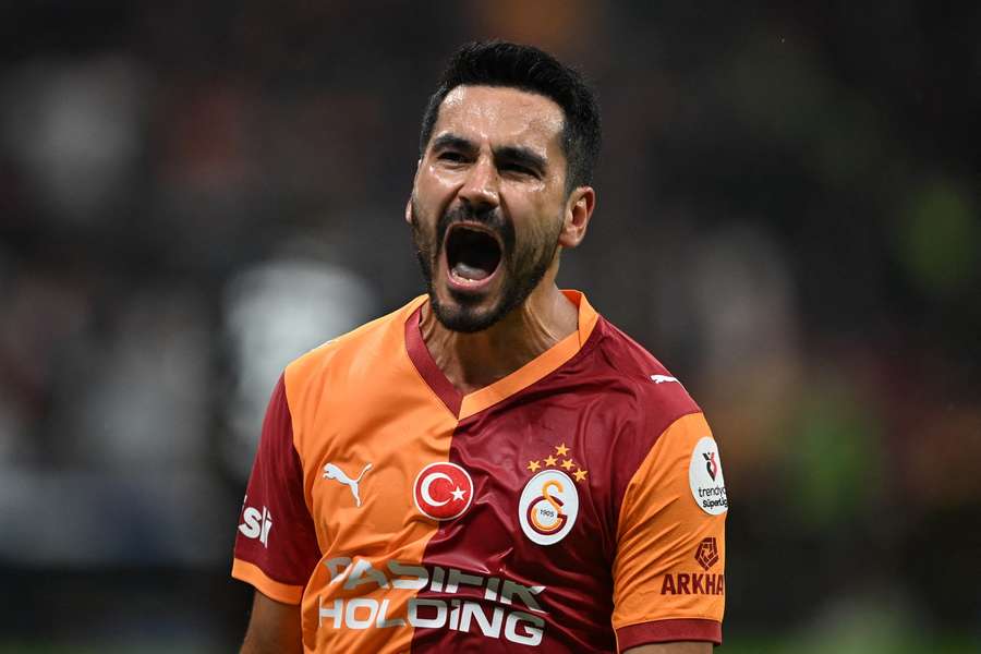 Ilkay Gündogan bejubelt seinen ersten Treffer für Galatasaray.
