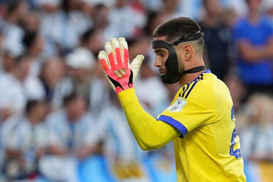Es war ein bitterer WM-Einstand für Luca Zidane. Es war ein bitterer WM-Einstand für Luca Zidane.