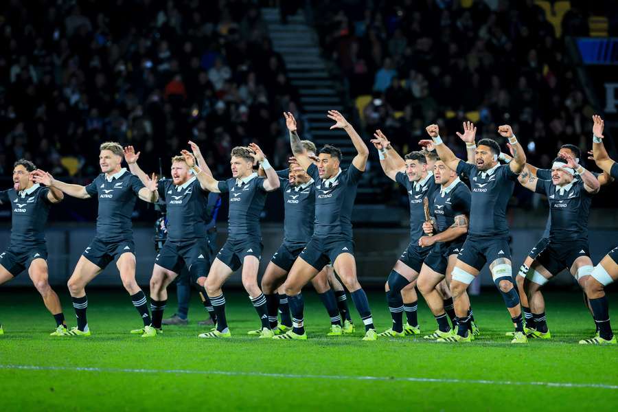 Le haka néozélandais le week-end dernier.