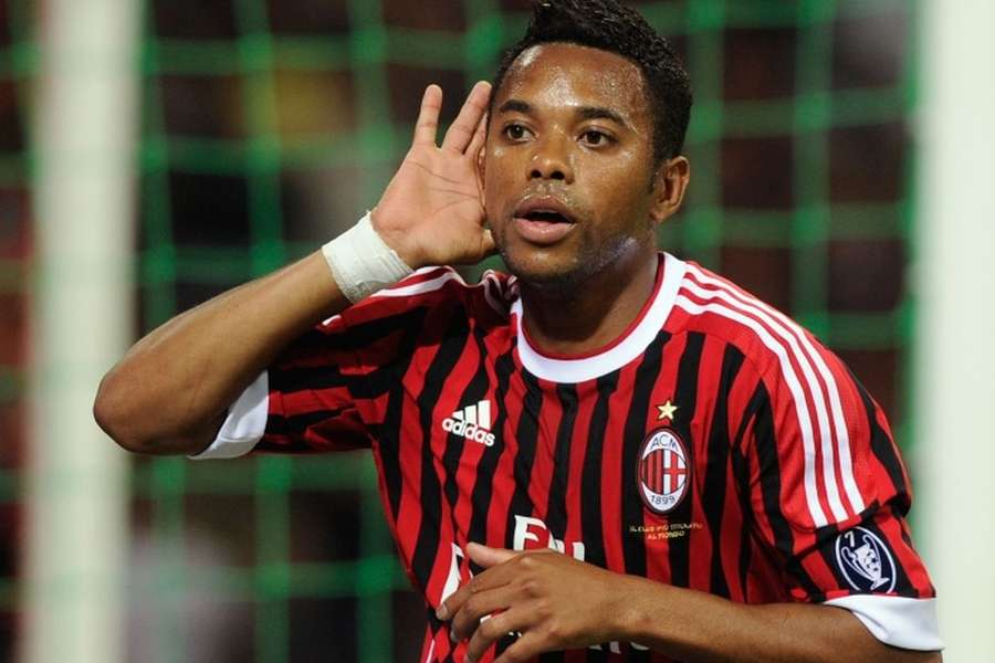 Robinho jogava no AC Milan na altura do crime