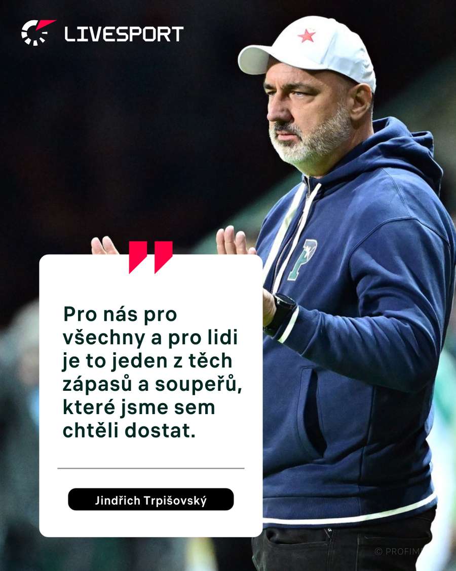 Jindřich Trpišovský se na zápas s Ajaxem těší.