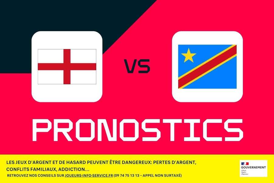 Angleterre - RD Congo : pronostics CDM 2026, meilleurs paris et cotes (16es de finale)
