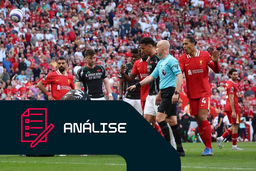 Liverpool e Arsenal terminaram empatados