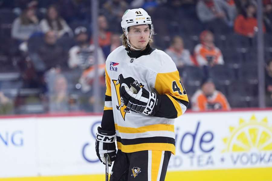 Ville Koivunen v dresu Pittsburghu.