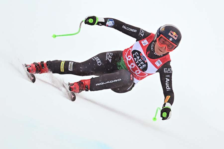 Italy's Sofia Goggia competes during the Women's downhill event of the FIS Alpine Skiing World Cup