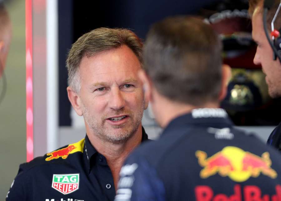 Directorul echipei Red Bull, Christian Horner