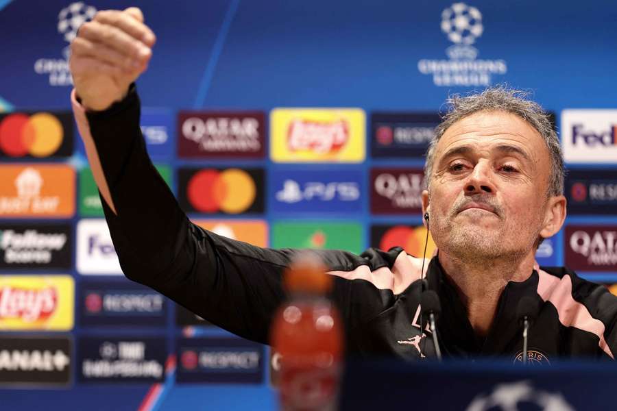 Luis Enrique en conférence de presse ce mardi.