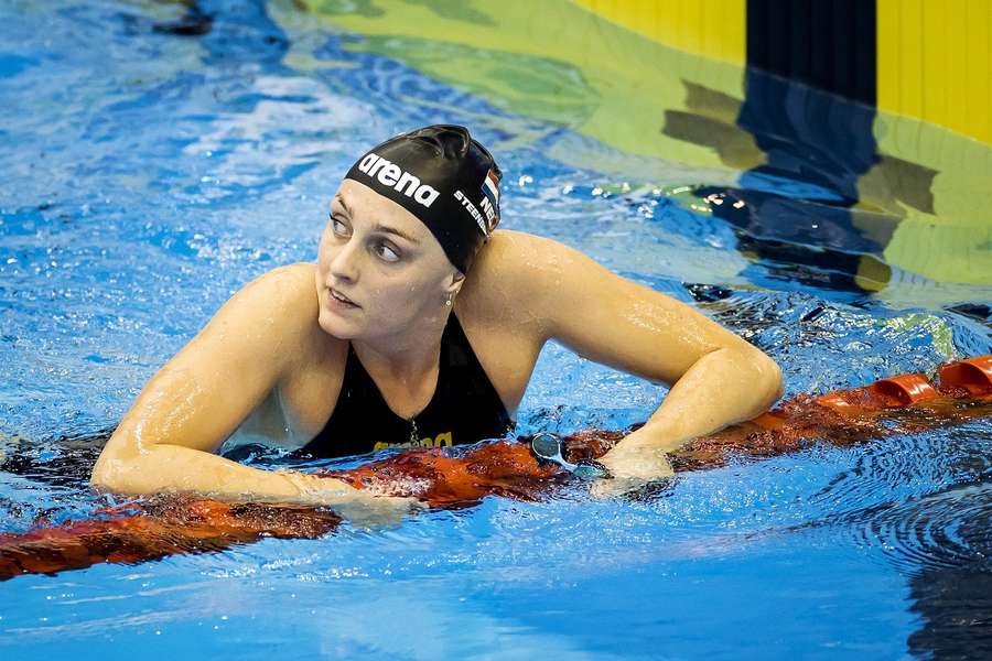 Marrit Steenbergen zwom met 1.55,51 een nieuw PR op de 200 meter vrije slag