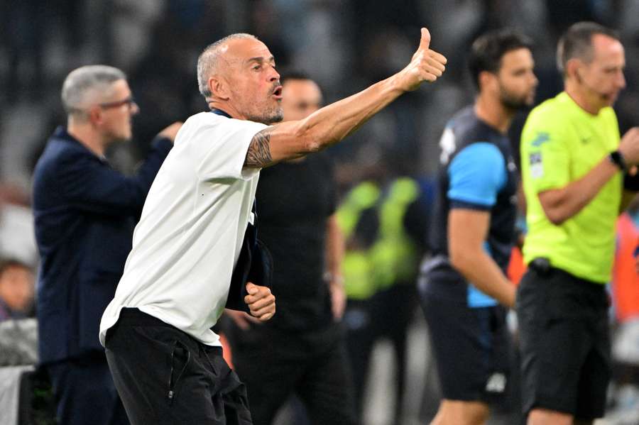 Luis Enrique experimentou sua primeira derrota na Ligue 1