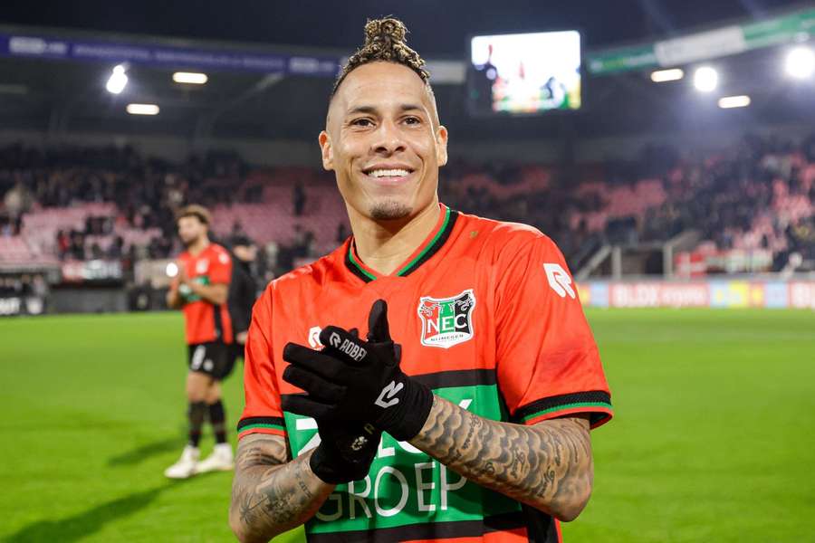 Tjaronn Chery was in zijn eerste drie optredens voor NEC trefzeker