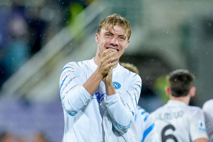 Rasmus Hojlund a marcat la debutul pentru Napoli