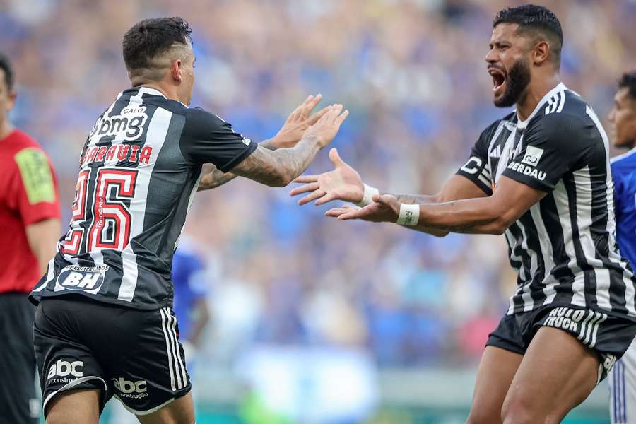 Saravia fez o gol de empate do Atlético-MG no clássico