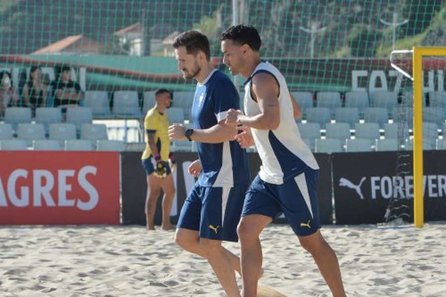 Léo Martins no estágio da Seleção