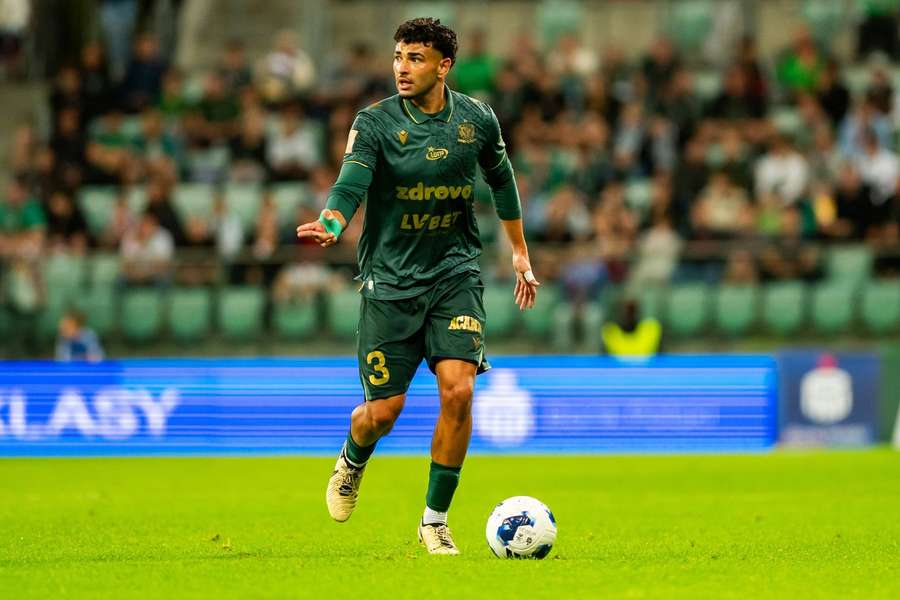 Irodotos Christodoulou w meczu Śląsk Wrocław - Widzew Łódź. Irodotos Christodoulou w meczu Śląsk Wrocław - Widzew Łódź.