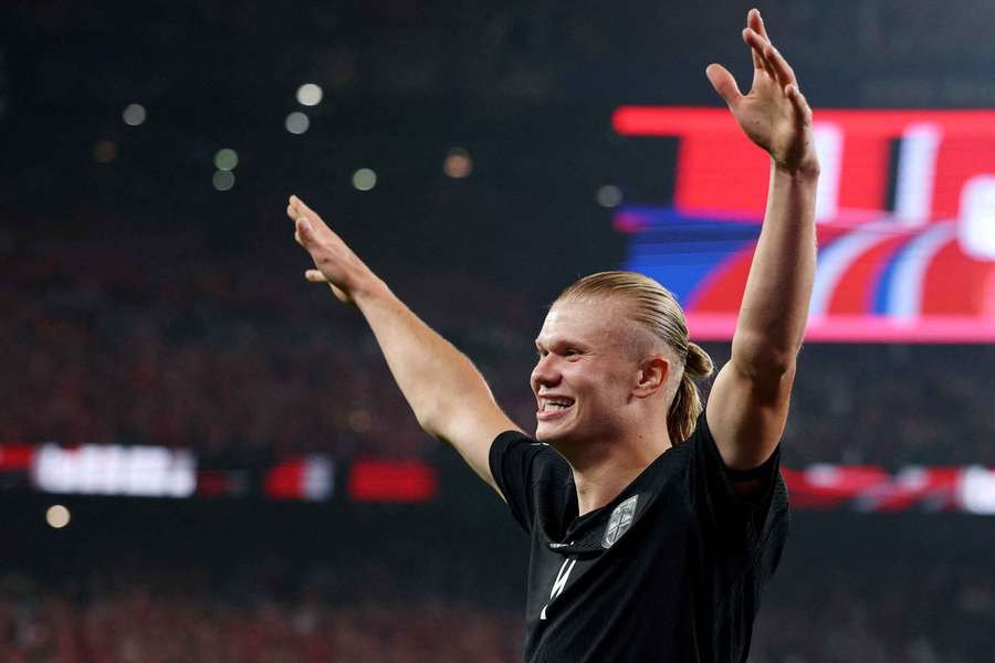 Erling Haaland fez dois gols na vitória sobre Senegal Erling Haaland fez dois gols na vitória sobre Senegal