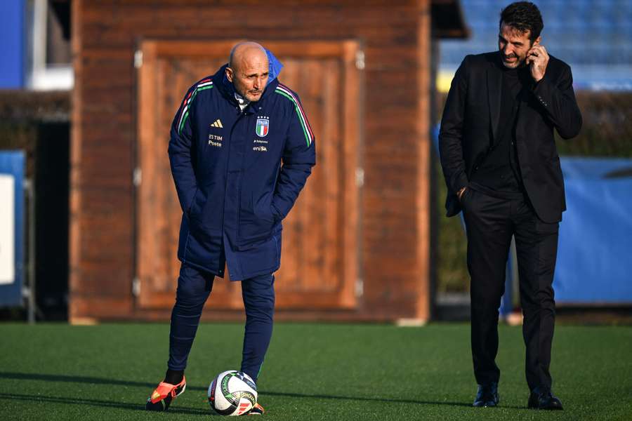 Luciano Spalletti e Gigi Buffon