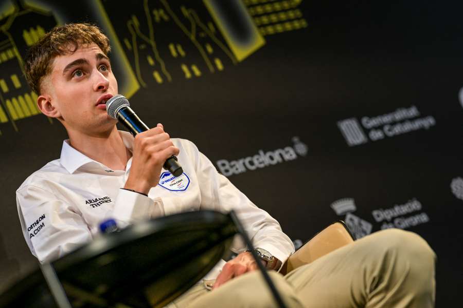 Paul Seixas à Barcelone ce jeudi. Paul Seixas à Barcelone ce jeudi.