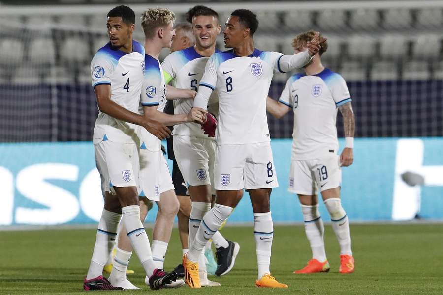 Jong Engeland won vanavond van Duitsland en was al eerder zeker van de topplek in Groep C