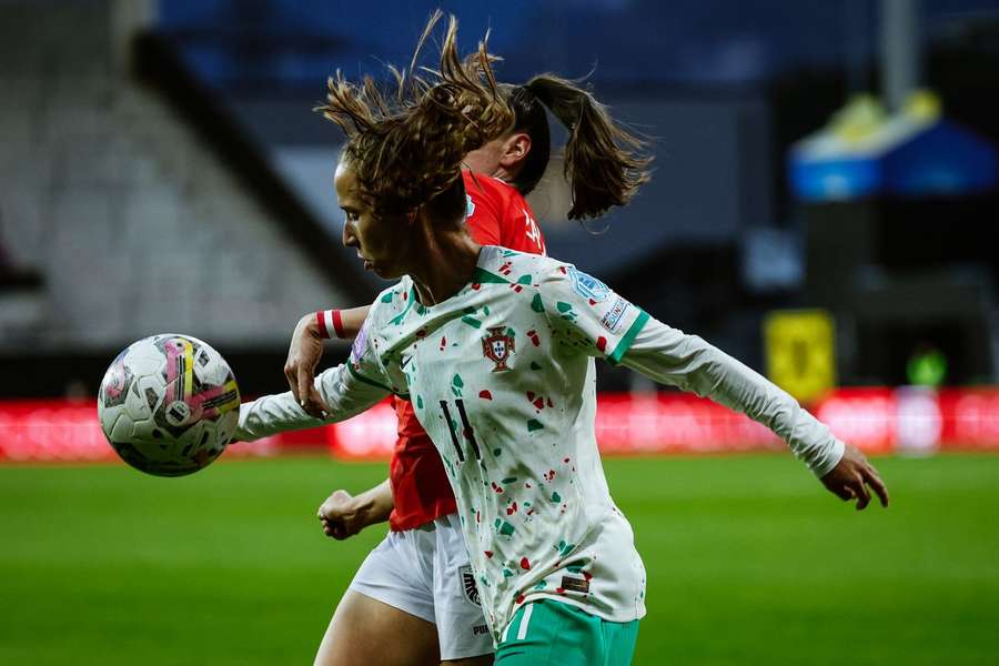 Tatiana Pinto marcou o golo de Portugal