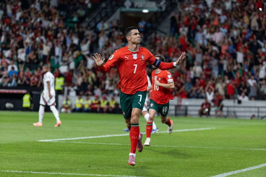 Ronaldo bagged a brace for Portugal