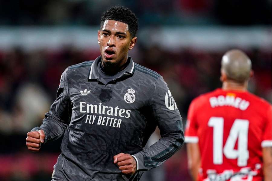Bellingham fez gol e deu assistência em Girona 0x3 Real Madrid