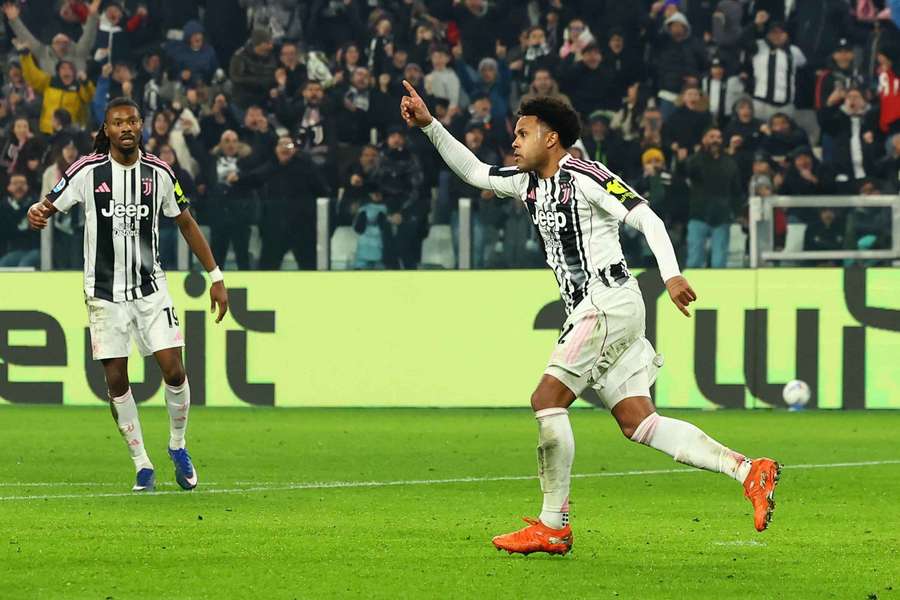 McKennie celebra su gol en Champions McKennie celebra su gol en Champions