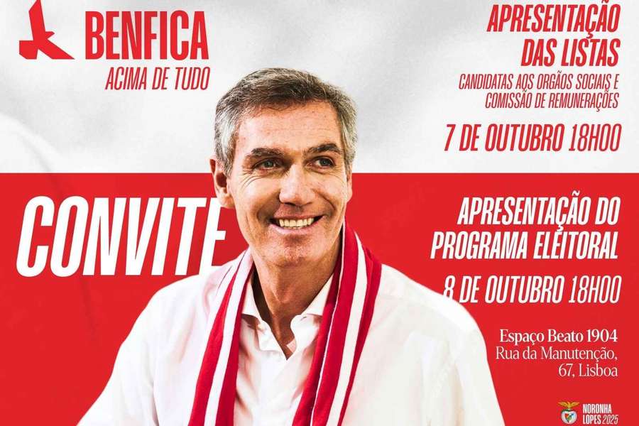 João Noronha Lopes, candidato às eleições do Benfica