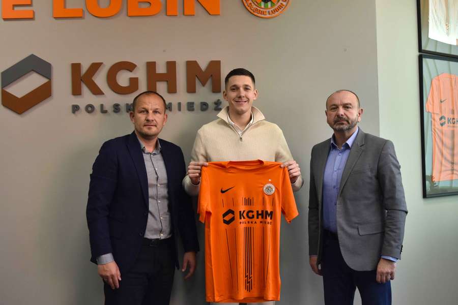 Damian Michalski po podpisaniu kontraktu z Zagłębiem Lubin