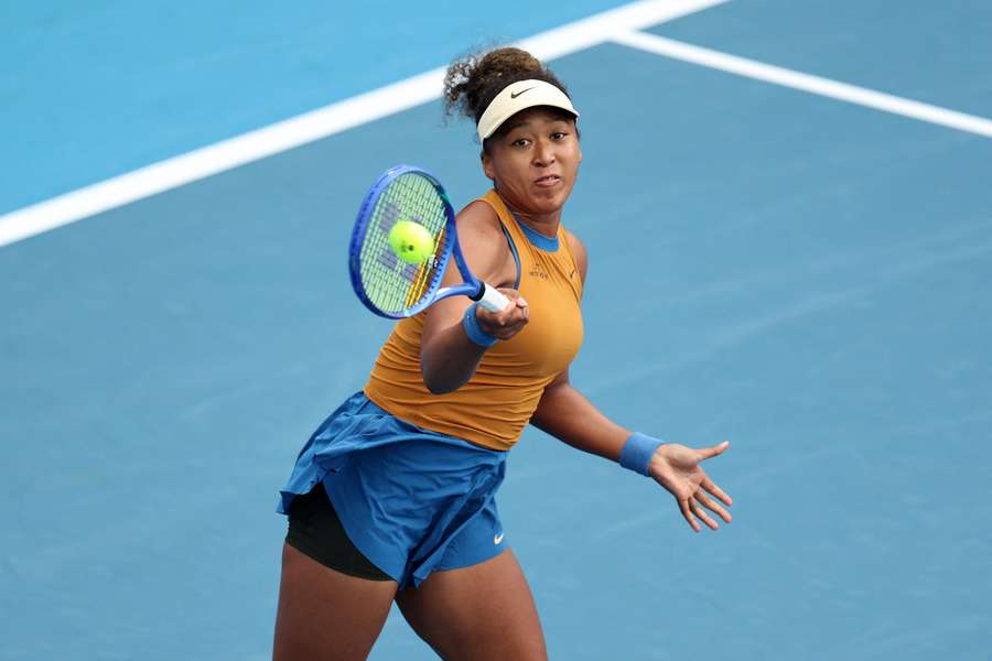 Osaka in action in Auckland