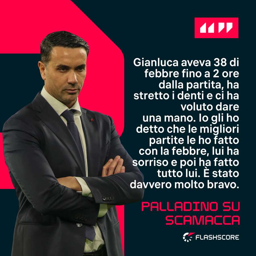 Le parole di Palladino Le parole di Palladino