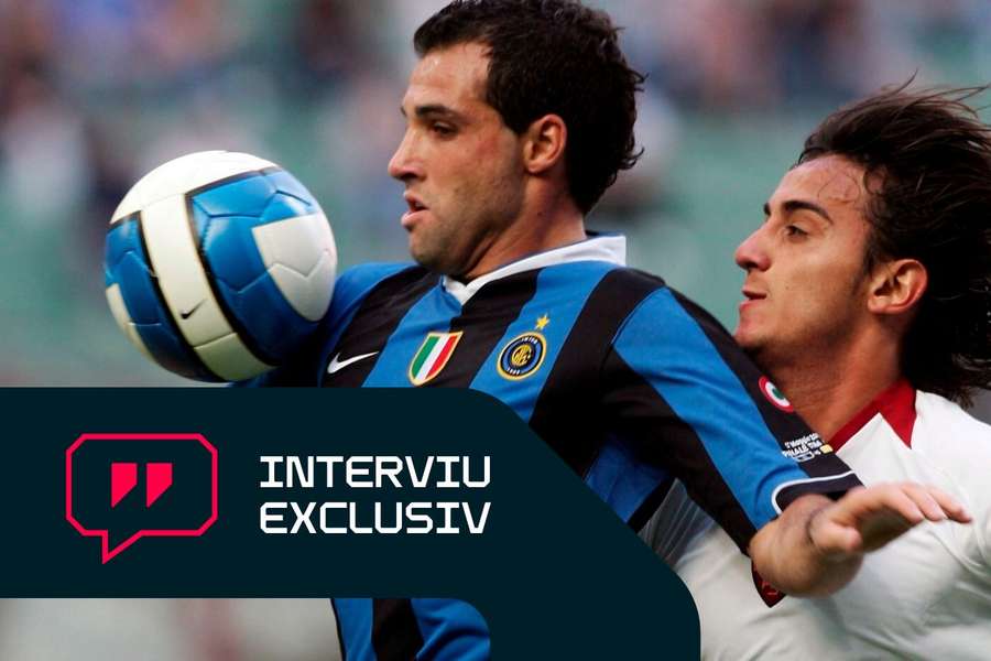 Mariano Gonzalez, duel cu Alberto Aquilani într-un meci Inter-Roma