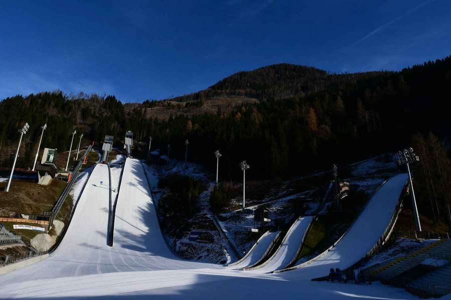 Arena de sărituri cu schiurile, care va găzdui probele de sărituri și combinată nordică la Jocurile Olimpice Milano Cortina 2026, în Predazzo