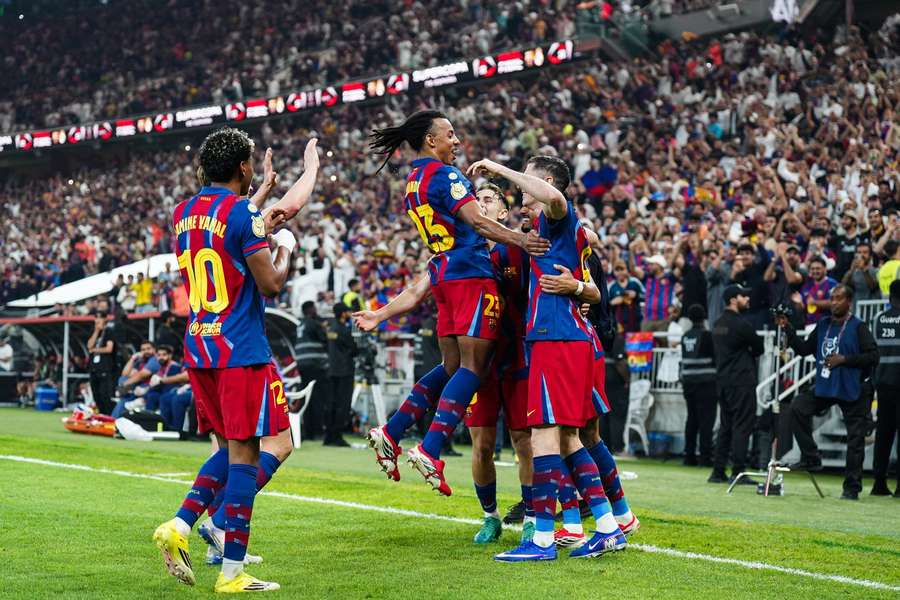 Barcelona sa teší z víťazstva.