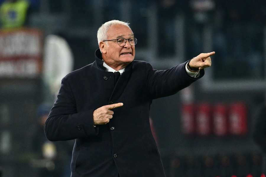 Claudio Ranieri durante Roma-Atalanta