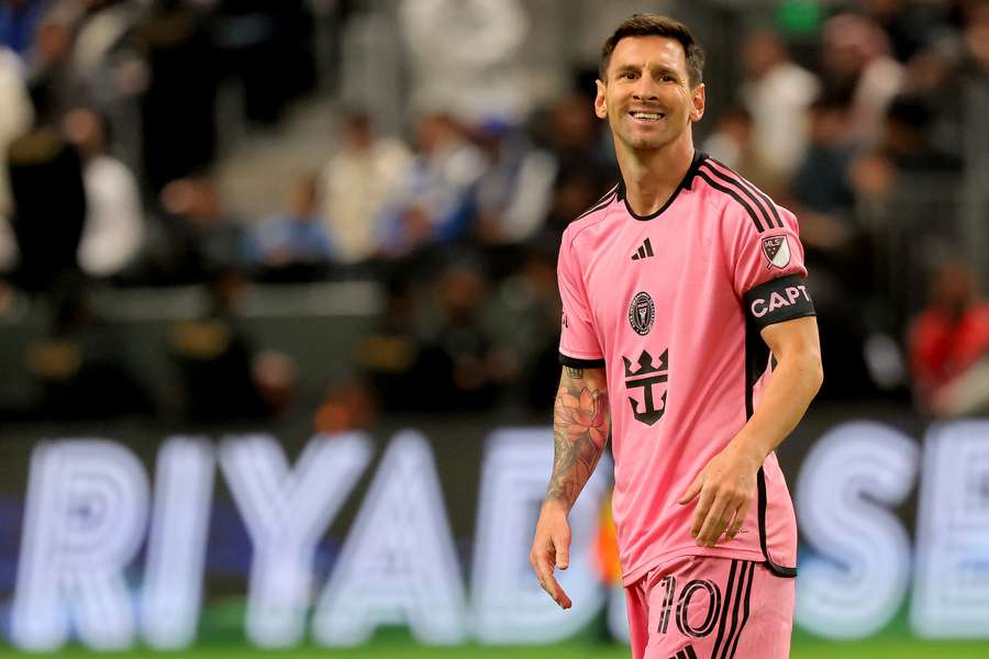 Messi sólo jugó unos minutos en la recta final del partido