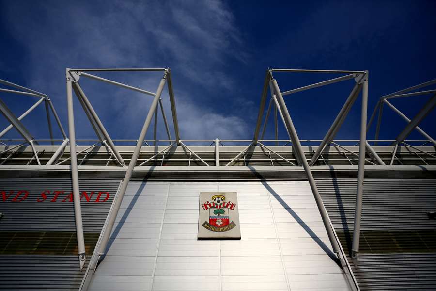 A view of Southampton's St Mary's stadium